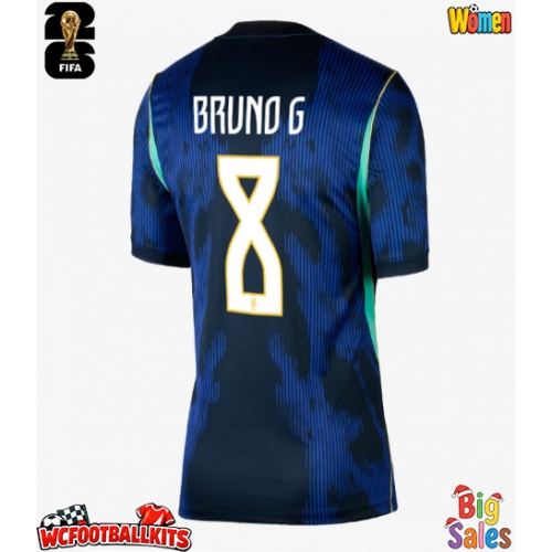 Brazil Bruno Guimaraes #8 Replica Away Stadium Shirt for Women World Cup 2026 Short Sleeve